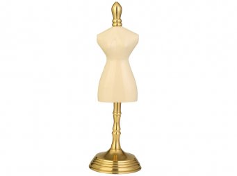 AK.IV0243 GOLD BEYAZ DLSZ UAK DEKOR 9*12*36 CM